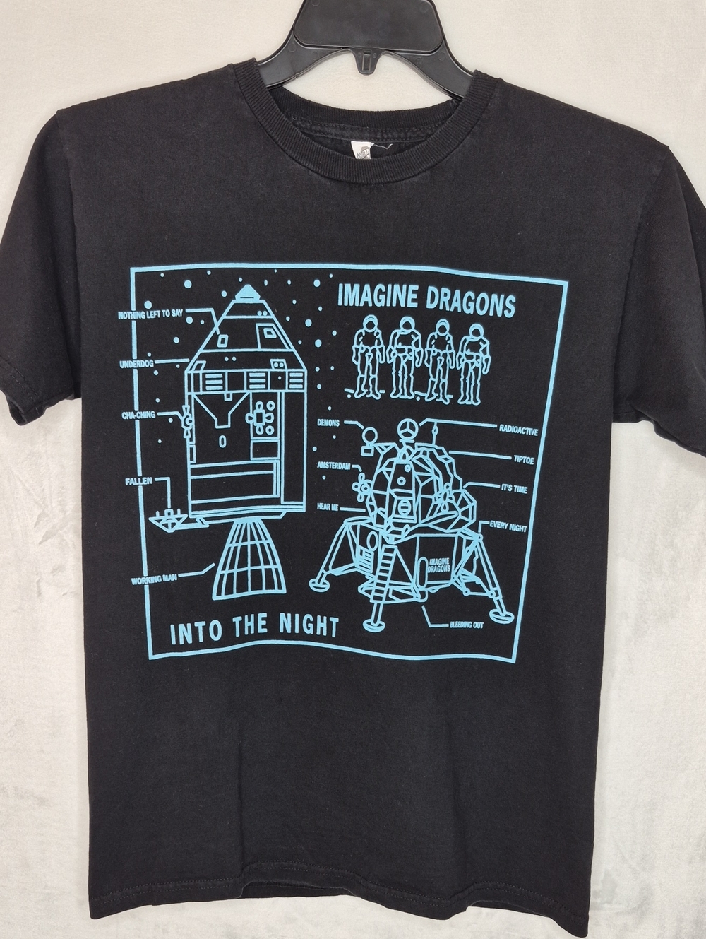 Imagine Dragons Into The Night Tour 2014 Tee Size Small